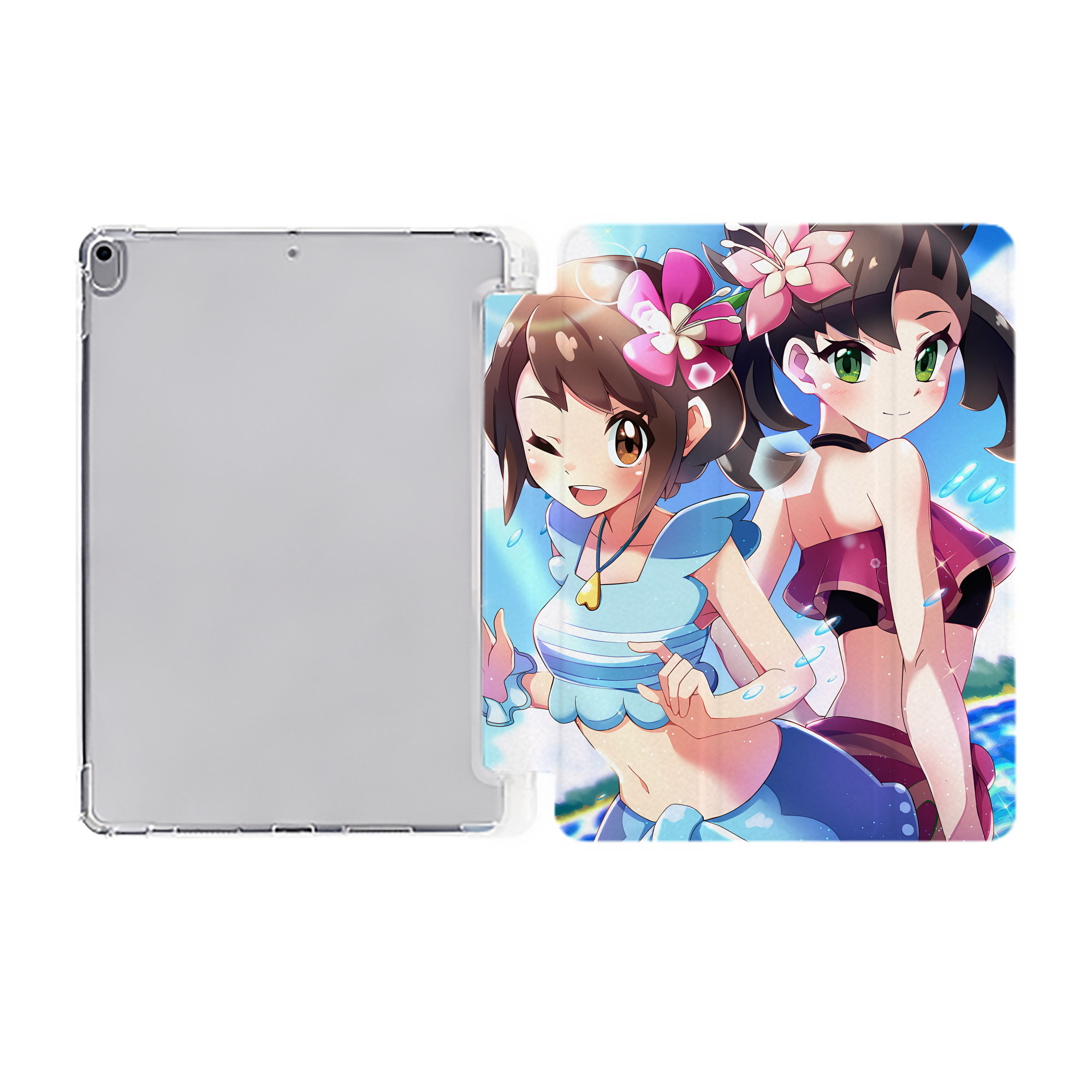 （画像用） ポケットモンスター Pokémon IPad ケース ペン収納付き 三つ折りスタンド PUレザー×シリコン 対応機種9.5/10.5/10.9インチ